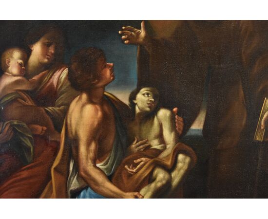 Felice Cignani (Bologna 1658 - Forlì 1724)  Il miracolo di San Francesco di Paola