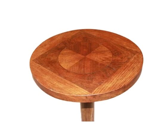 Tavolino da salotto Decò in legno di palissandro di inizio 1900