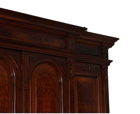 Grande Credenza doppio corpo Francese stile Luigi Filippo della prima metà del 1800
