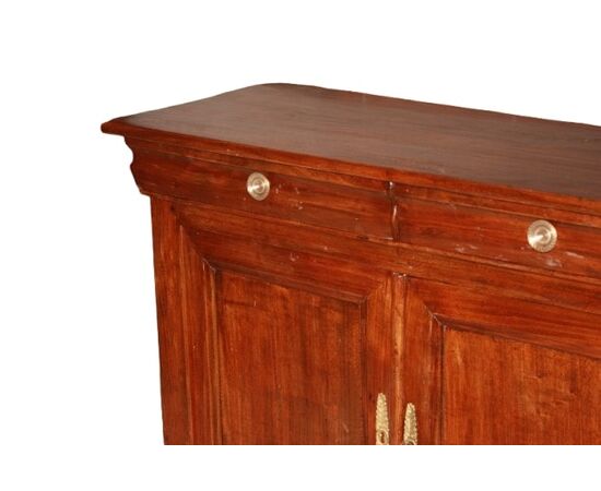 Credenza francese Stile luigi Filippo a 3 Porte in Legno di Noce
