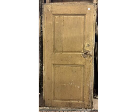 PTE157 - Porta da centro laccata, epoca '800, misure luce cm L 80 x H 175