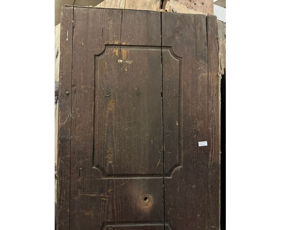 PTE156 - Porta semplice in larice, epoca '700, misure cm L 72 x H 184