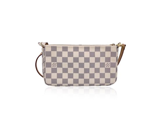 LOUIS VUITTON Pochette in Tela Col. Beige Pochette Accessoire S