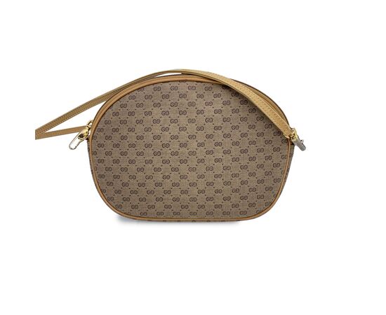 GUCCI Borsa a Tracolla Vintage in Tela Col. Beige Ophidia Zip S