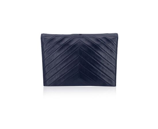 YVES SAINT LAURENT Pochette Vintage in Pelle Col. Nero S