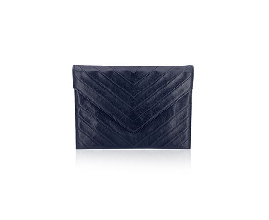YVES SAINT LAURENT Pochette Vintage in Pelle Col. Nero S