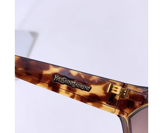 YVES SAINT LAURENT Occhiali da Sole Vintage in Acetato Col. Marrone