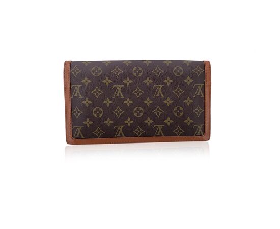 LOUIS VUITTON Pochette Vintage in Tela Col. Marrone S
