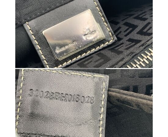 FENDI Borsa Shopper in Tela Col. Nero M