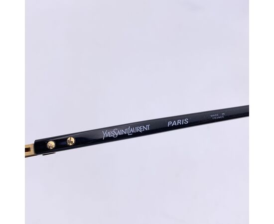 YVES SAINT LAURENT Occhiali da Sole Vintage in Acetato Col. Nero