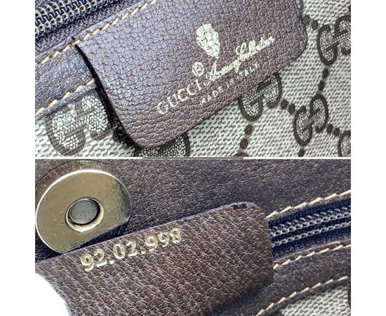 GUCCI Borsa Shopper Vintage in Tela Col. Beige L