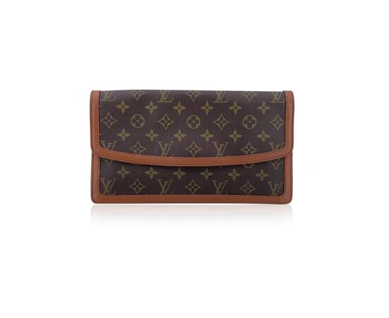 LOUIS VUITTON Pochette Vintage in Tela Col. Marrone S