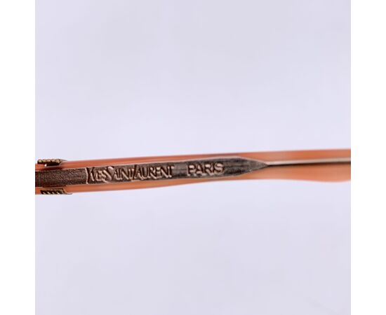 YVES SAINT LAURENT Occhiali da Sole Vintage in Acetato Col. Rosa