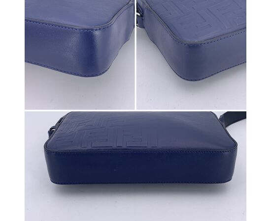 FENDI Borsa a Tracolla in Pelle Col. Blu M