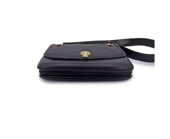 GUCCI Borsa a Tracolla Vintage in Pelle Col. Marrone M