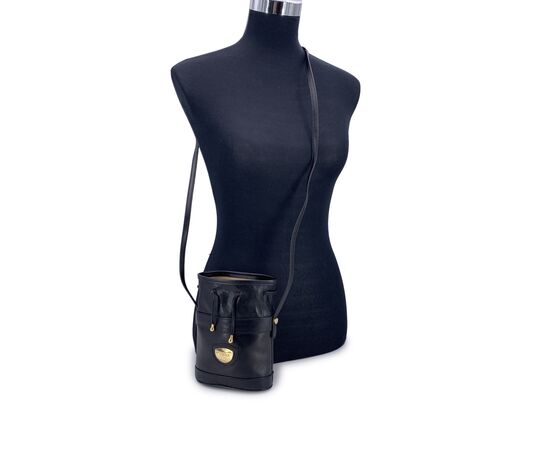 GUCCI Borsa a Tracolla Vintage in Pelle Col. Nero S