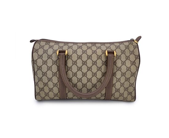 GUCCI Borsa a Mano Vintage in Tela Col. Beige Boston M