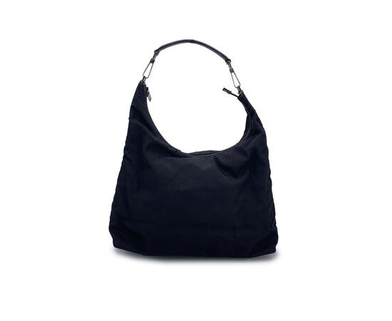 GUCCI Borsa Hobo Vintage in Tela Col. Nero M