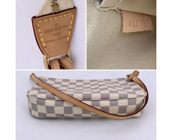 LOUIS VUITTON Pochette in Tela Col. Beige Pochette Accessoire S