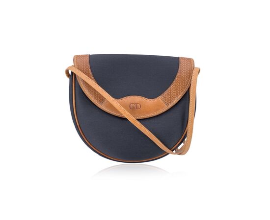 DIOR Borsa a Tracolla Vintage in Tela Col. Nero S