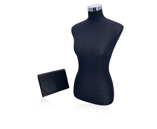 YVES SAINT LAURENT Pochette Vintage in Pelle Col. Nero YSL S