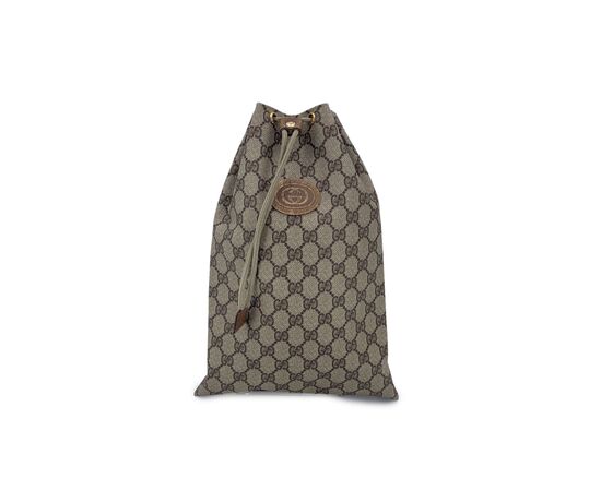 GUCCI Pochette Vintage in Tela Col. Beige Ophidia S