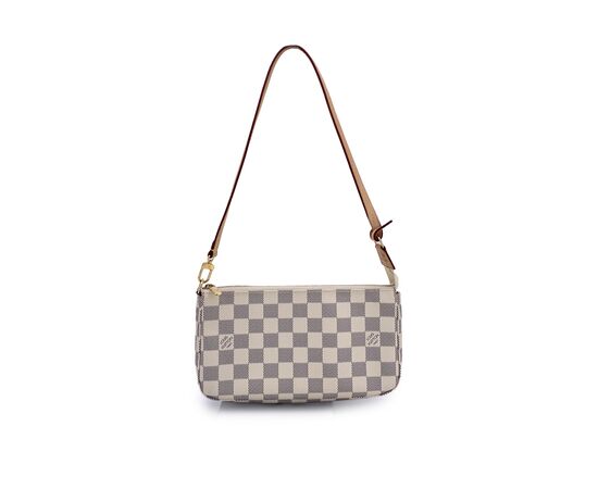 LOUIS VUITTON Pochette in Tela Col. Beige Pochette Accessoire S