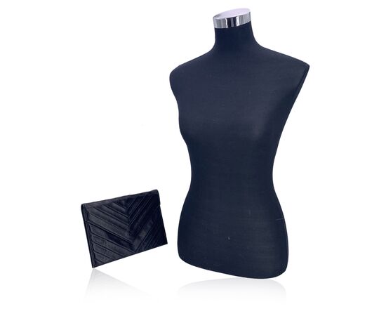 YVES SAINT LAURENT Pochette Vintage in Pelle Col. Nero S