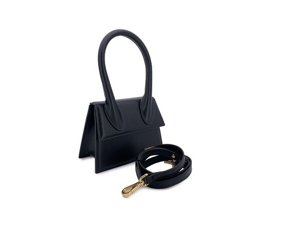 JACQUEMUS Borsa a Mano in Pelle Col. Bianco Chiquito S