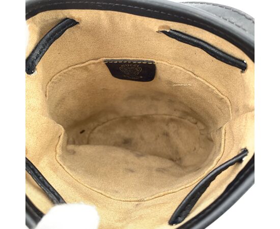 GUCCI Borsa a Tracolla Vintage in Pelle Col. Nero S