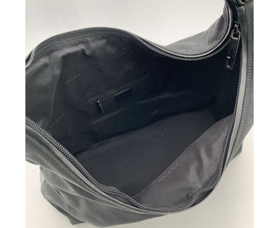 GUCCI Borsa Hobo Vintage in Tela Col. Nero M