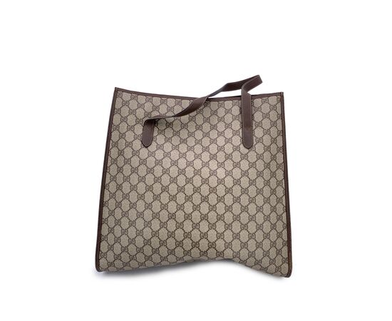GUCCI Borsa Shopper Vintage in Tela Col. Beige L