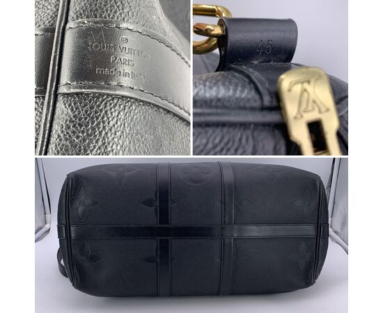 LOUIS VUITTON Borsa da Viaggio in Pelle Col. Nero Keepall L