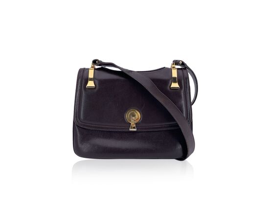 GUCCI Borsa a Tracolla Vintage in Pelle Col. Marrone M