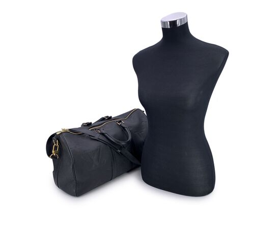 LOUIS VUITTON Borsa da Viaggio in Pelle Col. Nero Keepall L
