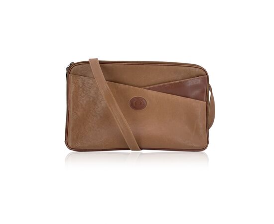 GUCCI Borsa a Tracolla Vintage in Pelle Col. Marrone M