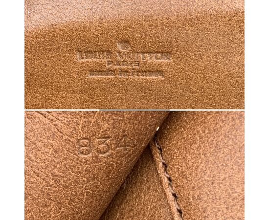 LOUIS VUITTON Pochette Vintage in Tela Col. Marrone S