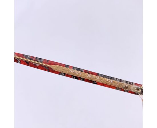 YVES SAINT LAURENT Occhiali da Sole Vintage in Acetato Col. Rosso