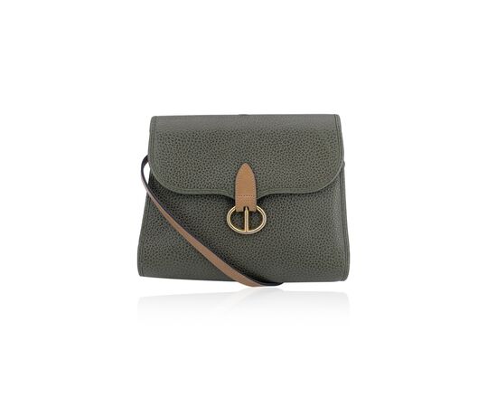 DIOR Borsa a Tracolla Vintage in Pelle Col. Verde S