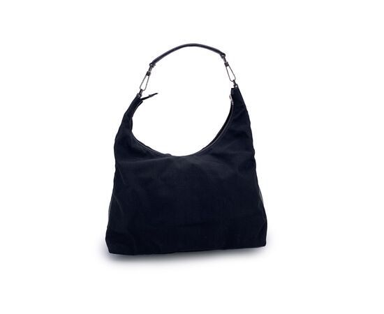 GUCCI Borsa Hobo Vintage in Tela Col. Nero M