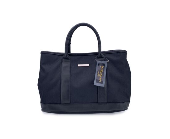 YVES SAINT LAURENT Borsa Shopper Vintage in Tela Col. Nero M