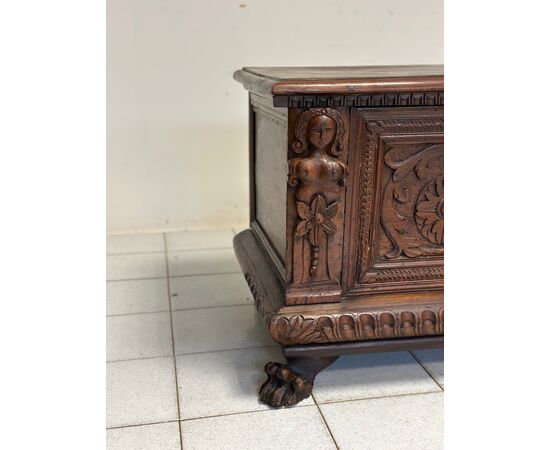 Lombard chest carved first half of 17th century