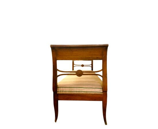 Divano neoclassico in noce