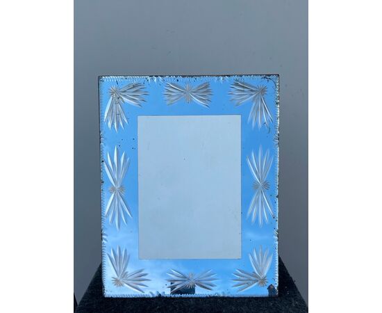 Beveled mirror frame.Murano     