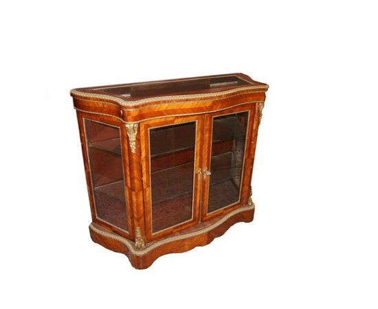 Servante vetrina francese stile Luigi XV del 1800