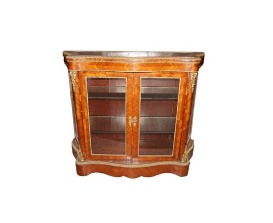 Servante vetrina francese stile Luigi XV del 1800