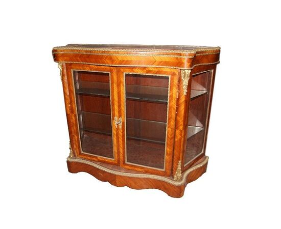 Servante vetrina francese stile Luigi XV del 1800