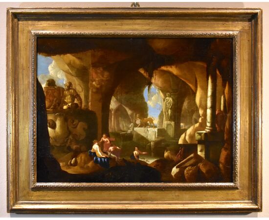 Diana e le sue ninfe, Jacques Muller (Utrecht 1630 - 1680) Firmato: ‘J. Muller f(ecit).’