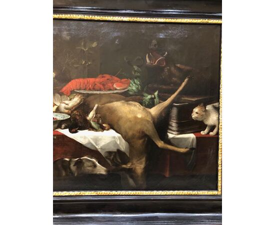 OIL PAINTING ON CANVAS "STILL LIFE"