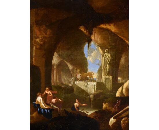 Diana e le sue ninfe, Jacques Muller (Utrecht 1630 - 1680) Firmato: ‘J. Muller f(ecit).’